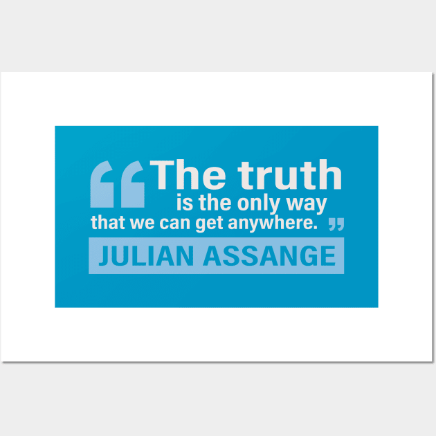 Julian Assange Wall Art by FBdesign